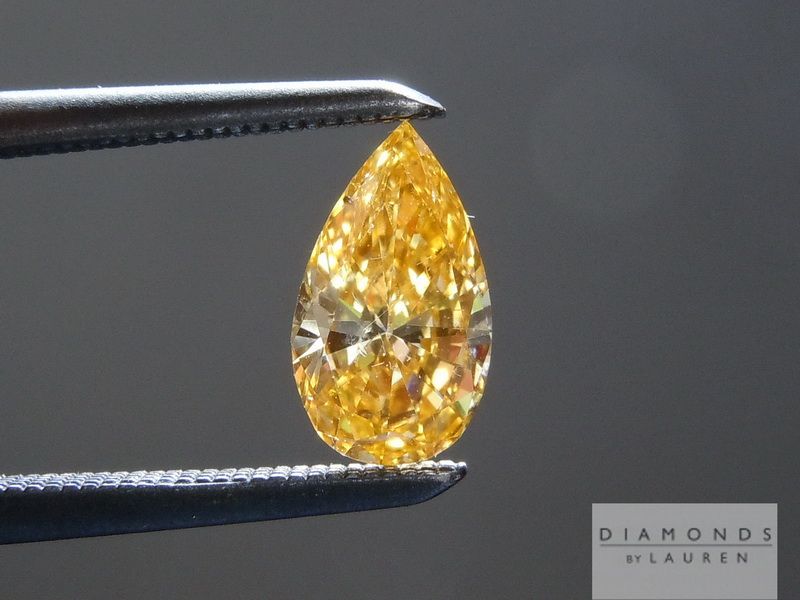 natural orange diamond