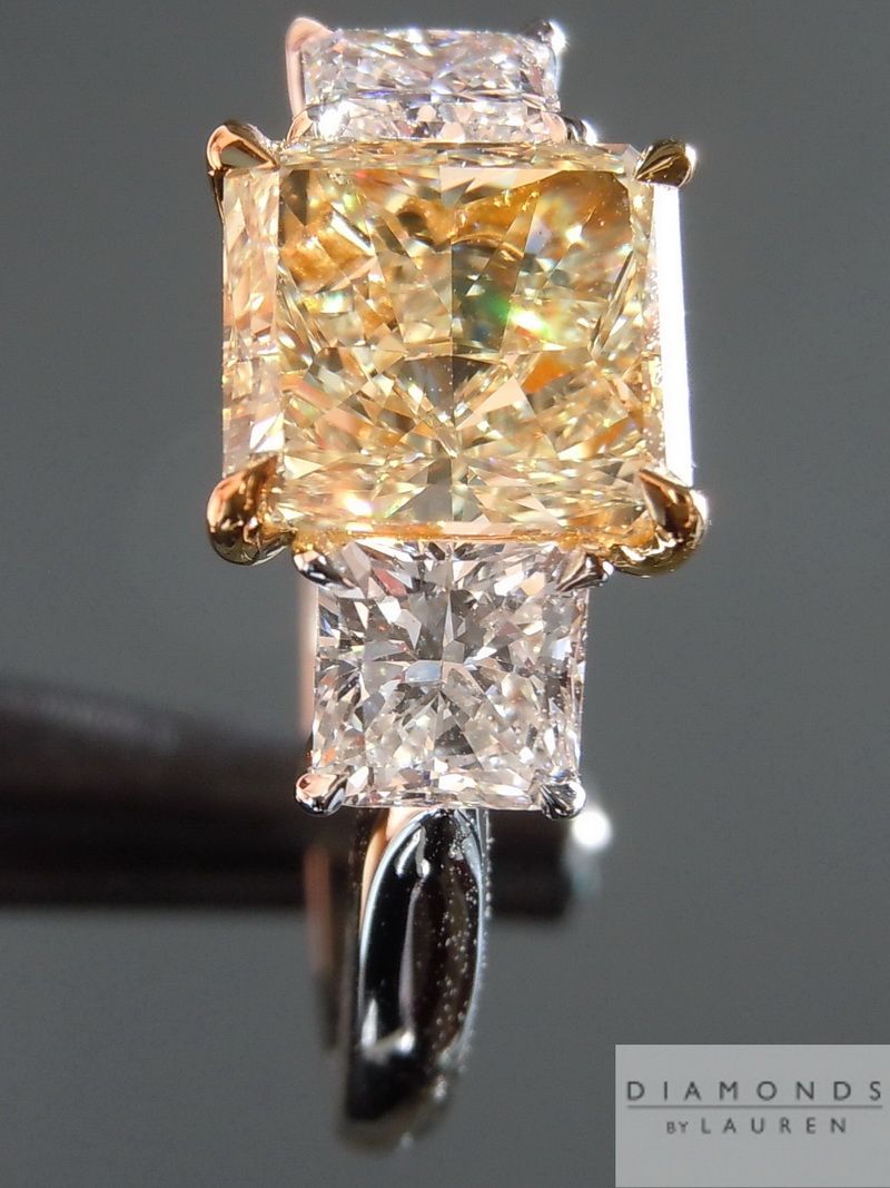 three stone diamond ring