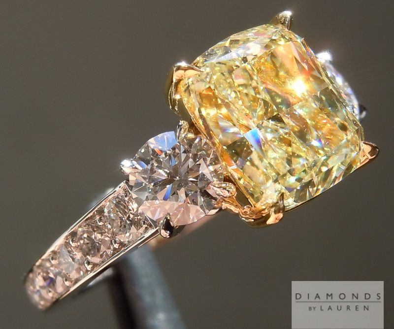 fancy yellow colored diamond