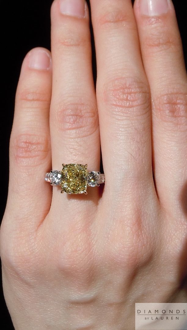 fancy yellow colored diamond