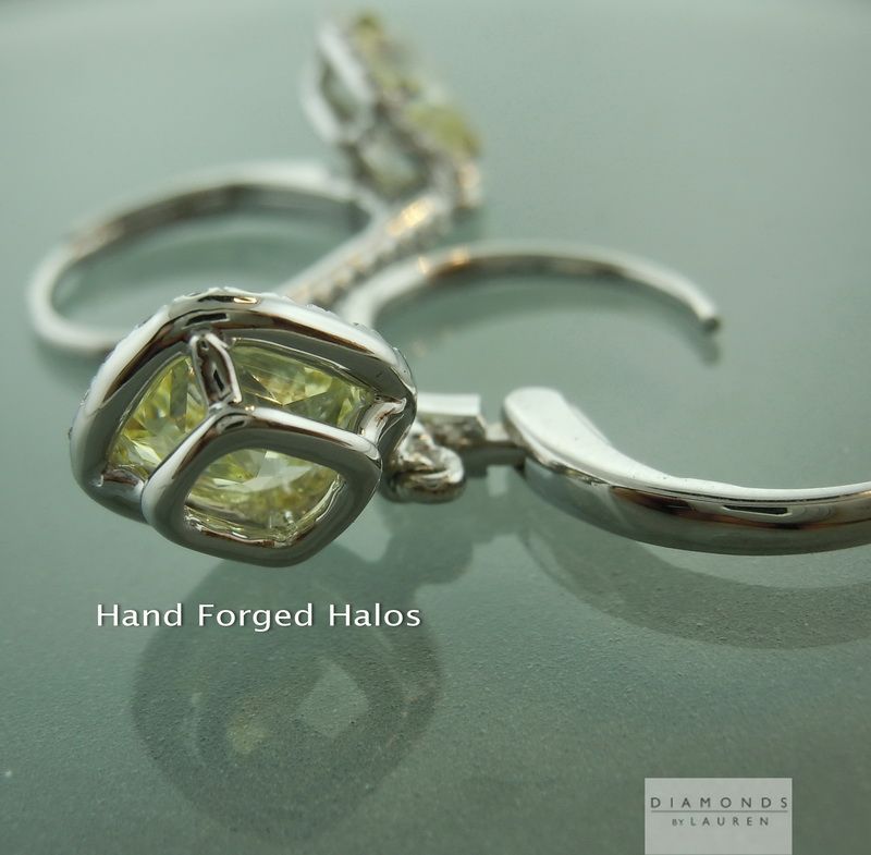 diamond dangle earrings