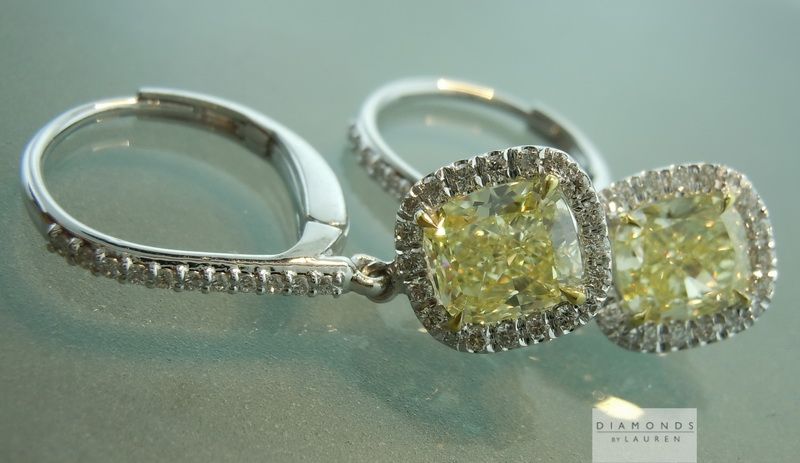 diamond dangle earrings