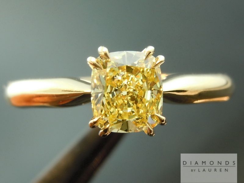 yellow diamond ring