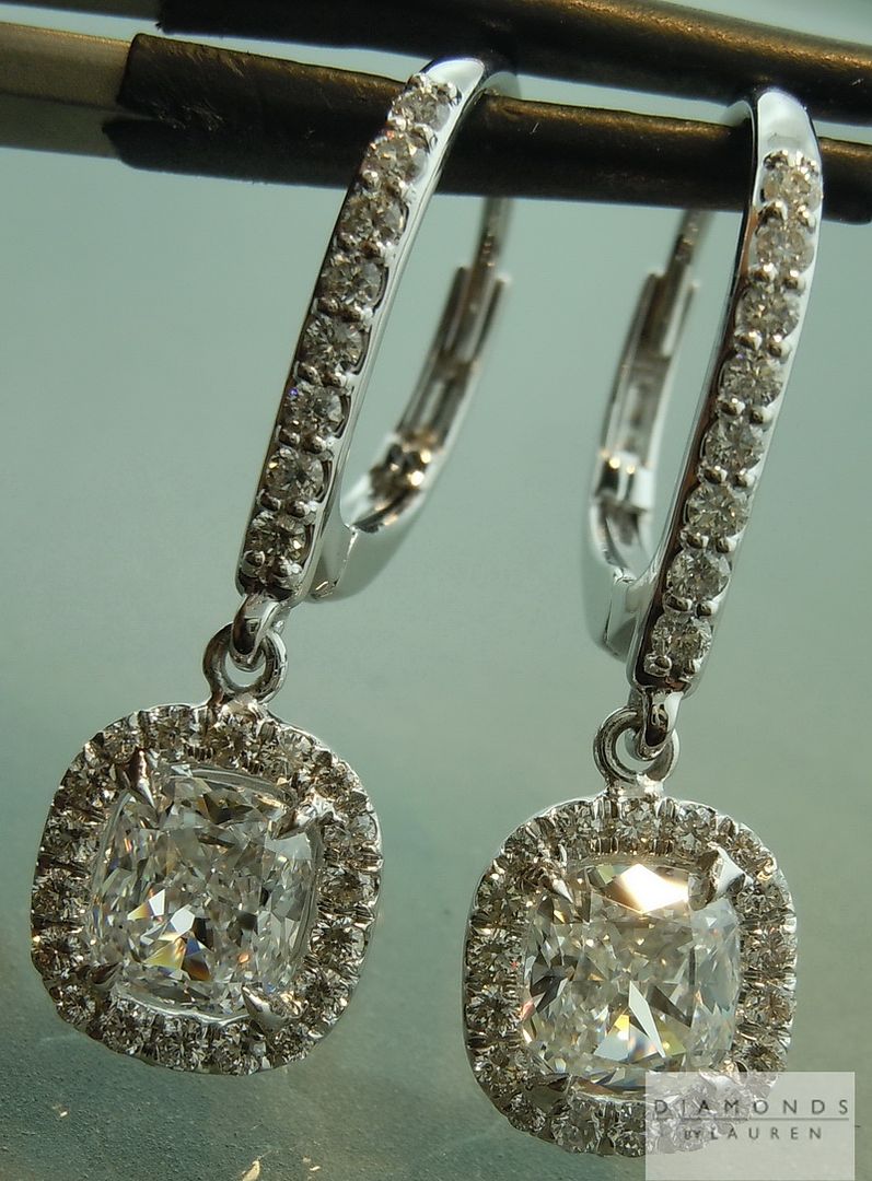 diamond dangle earrings