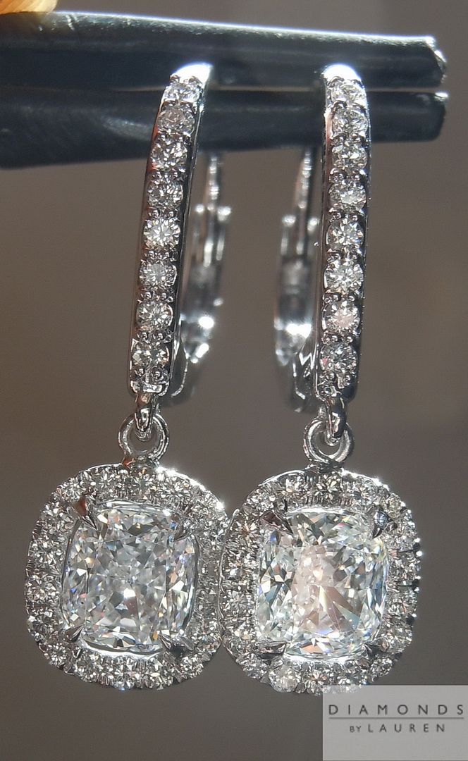 diamond dangle earrings