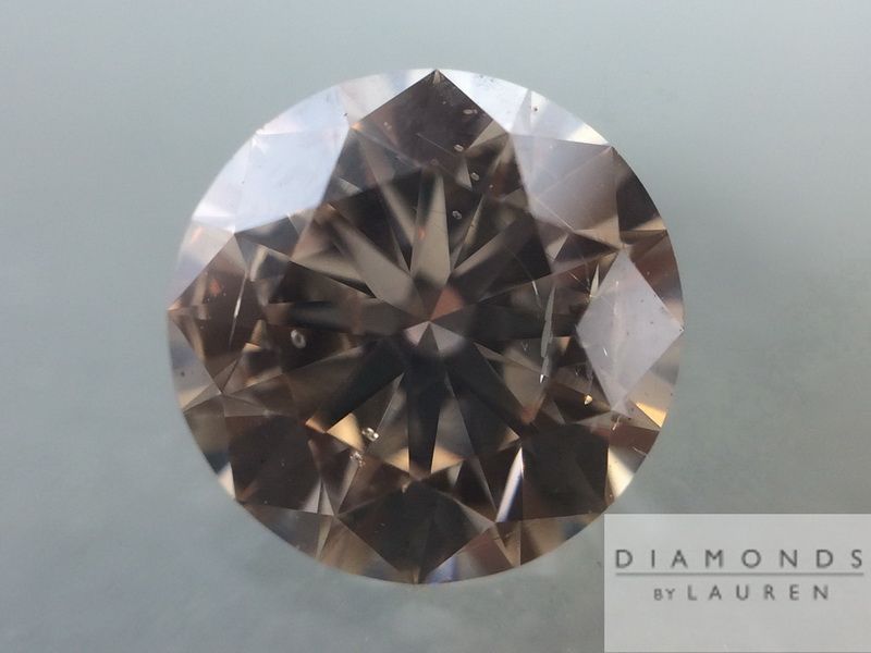 brown round diamond