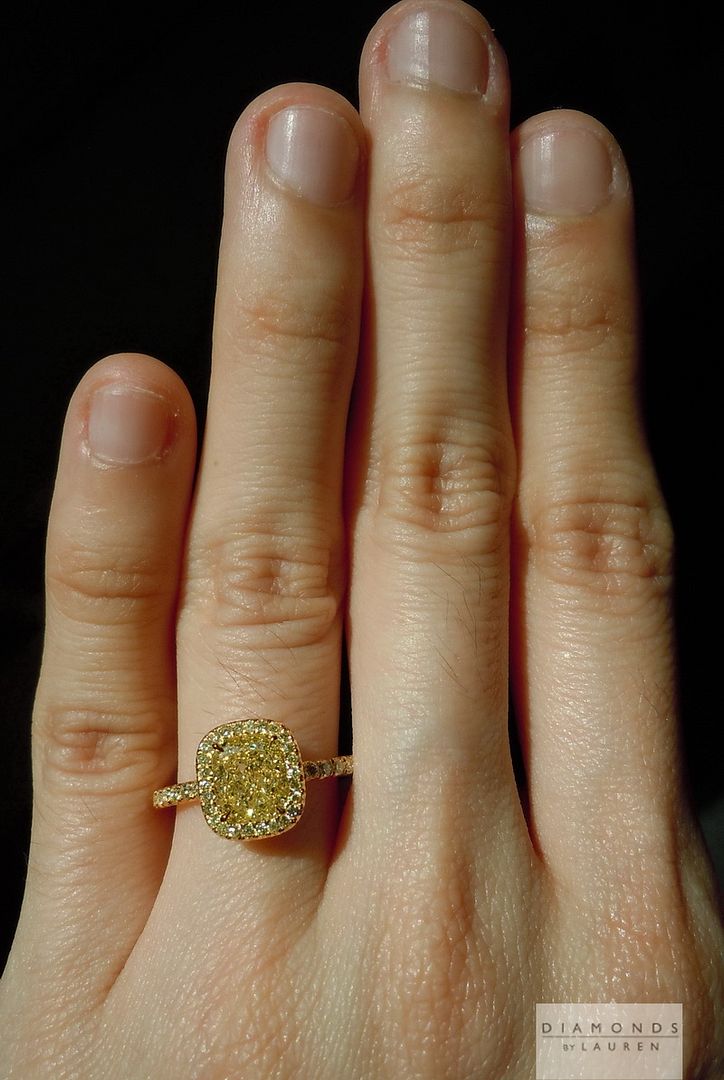 yellow diamond ring