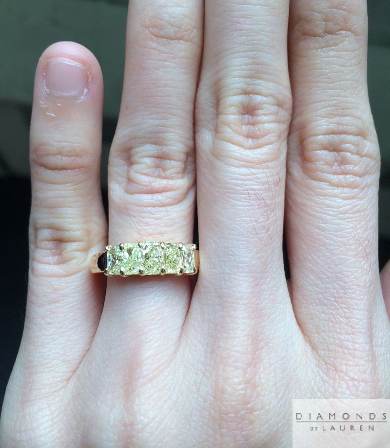 yellow diamond ring