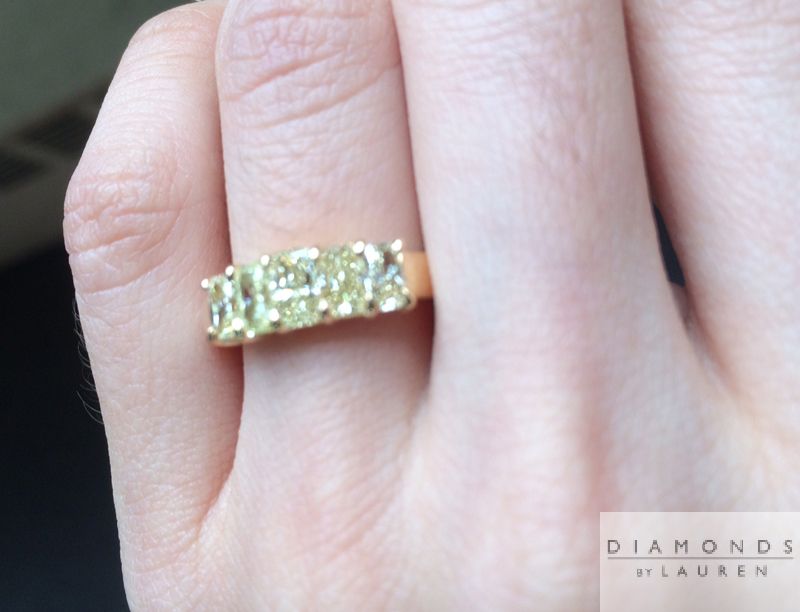 yellow diamond ring