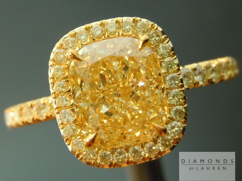 yellow diamond ring