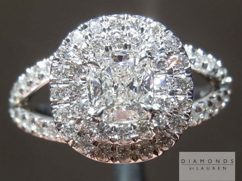 completely colorless diamond ring