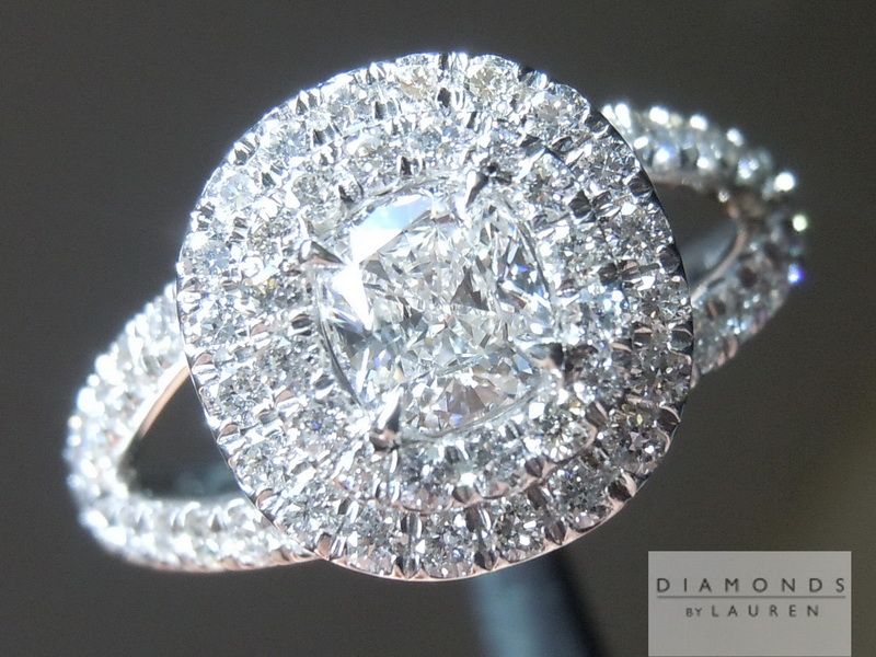 colorless diamond ring