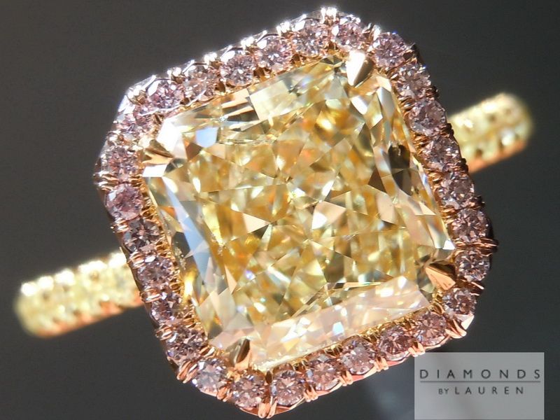 yellow diamond ring