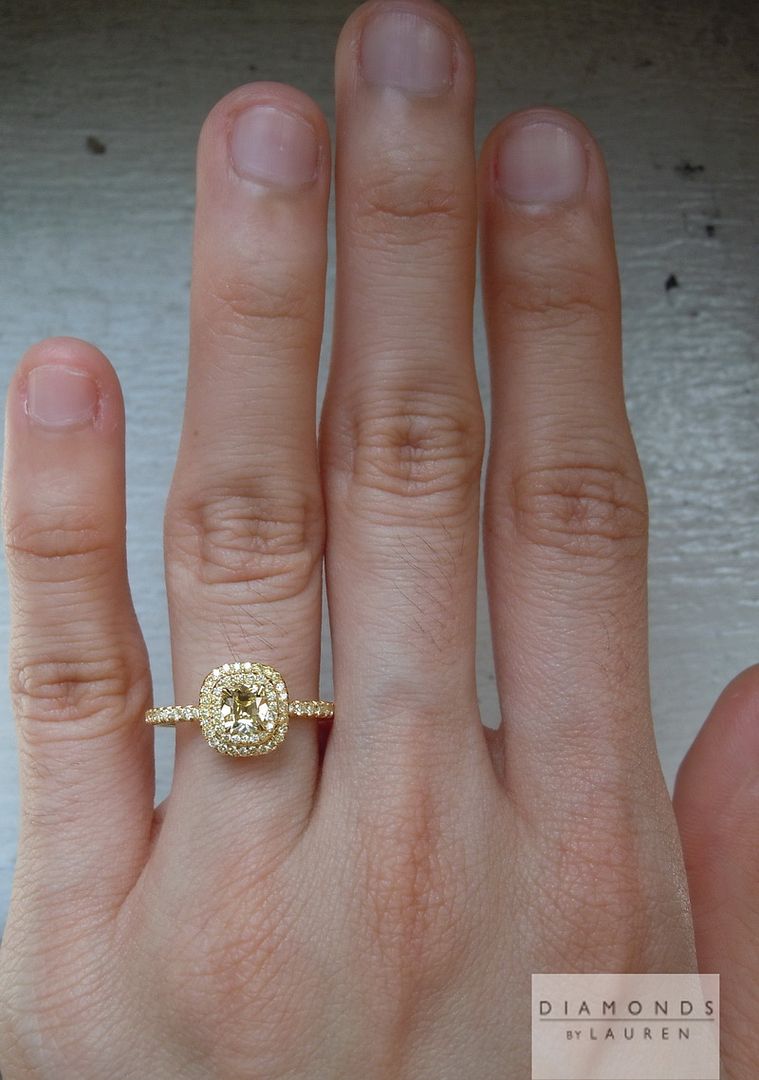 yellow diamond ring