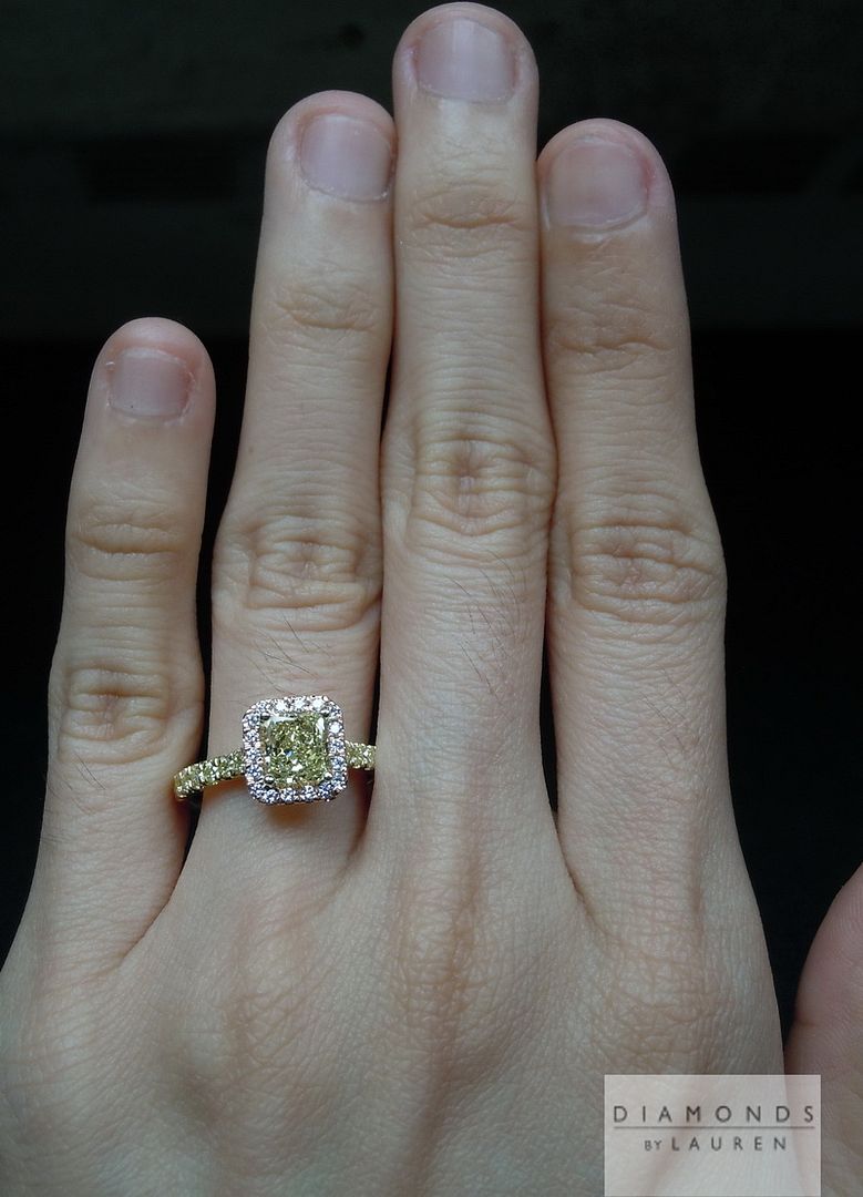 yellow diamond ring
