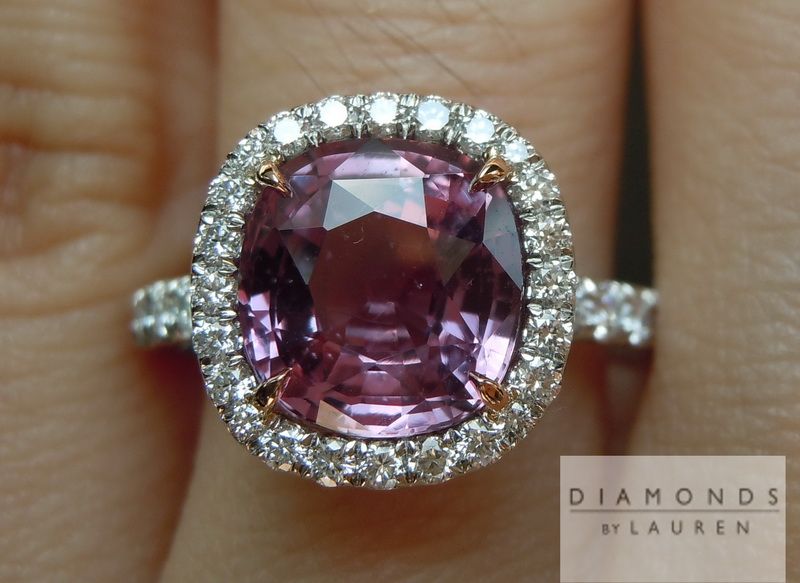purple sapphire ring