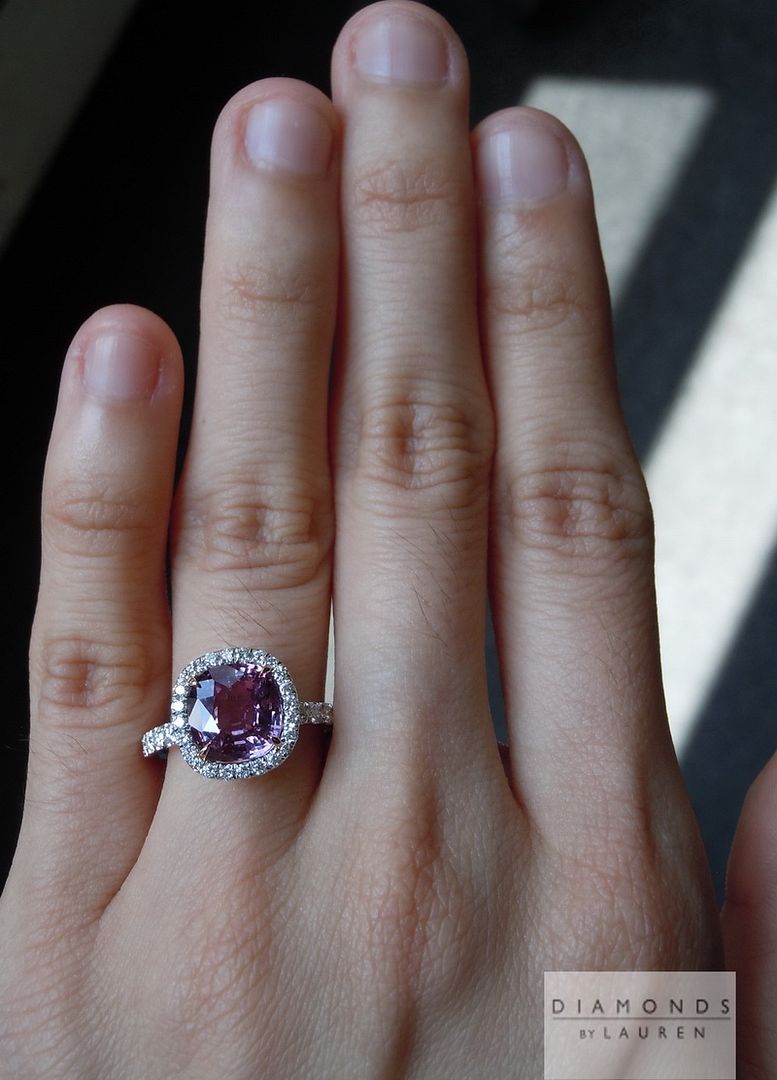 purple sapphire ring