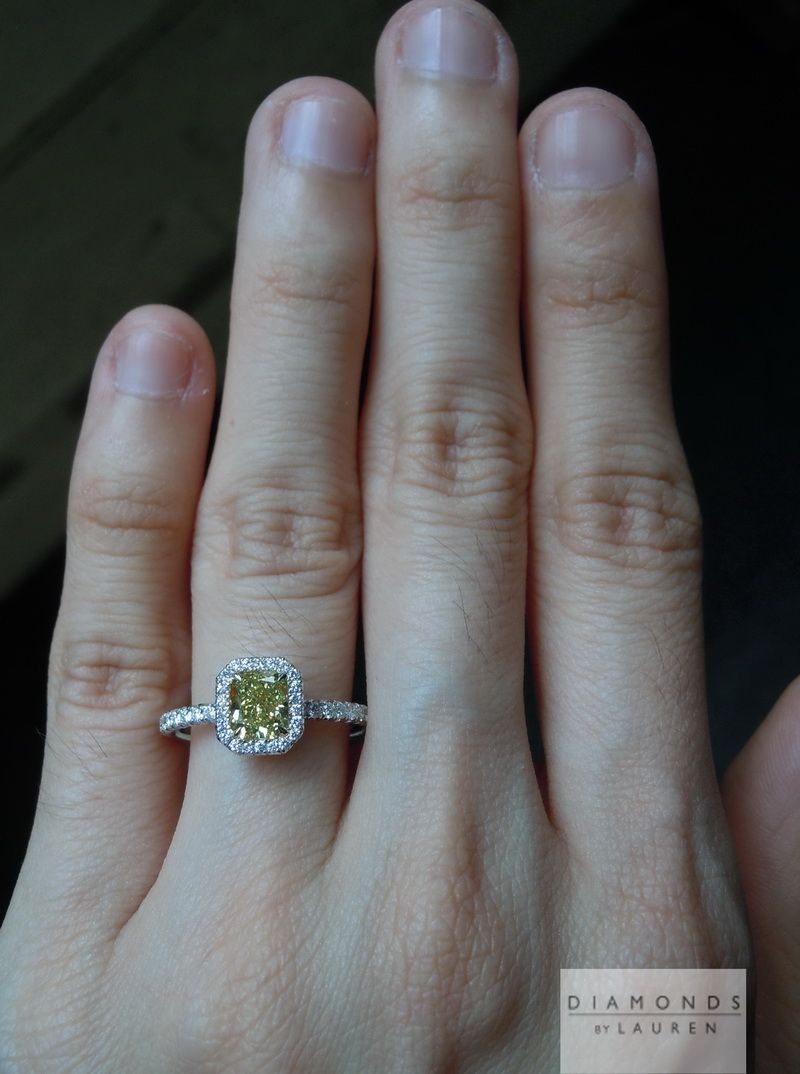 yellow diamond ring