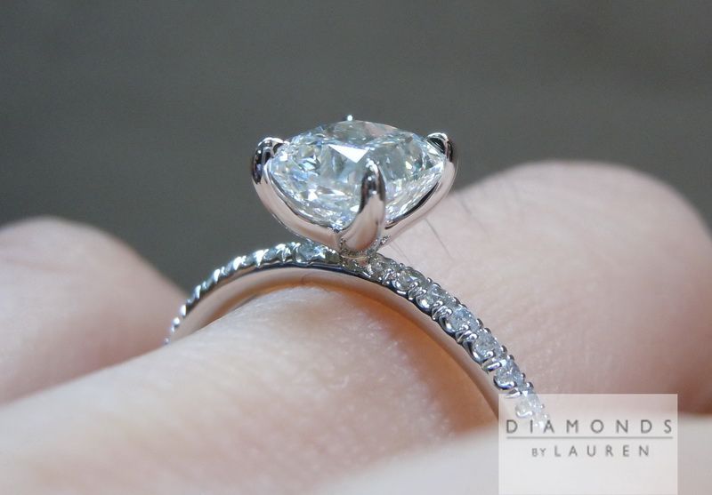 diamond halo ring