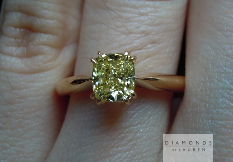 yellow diamond ring