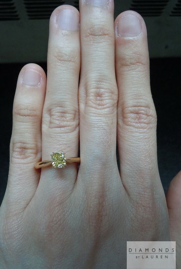 yellow diamond ring