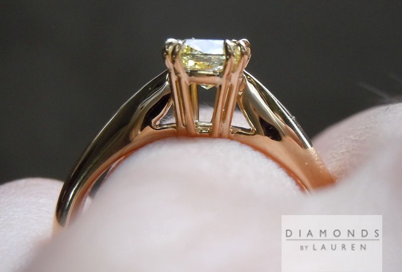yellow diamond ring