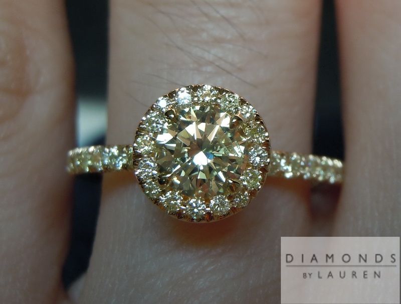  diamond halo ring