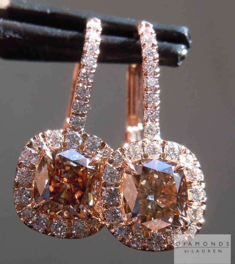 diamond dangle earrings