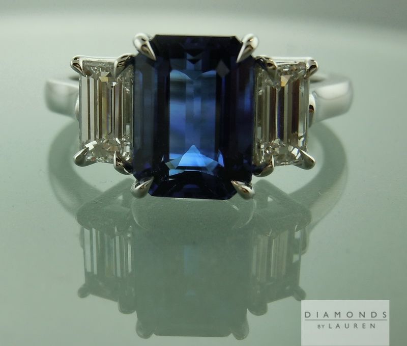 diamond and sapphire ring