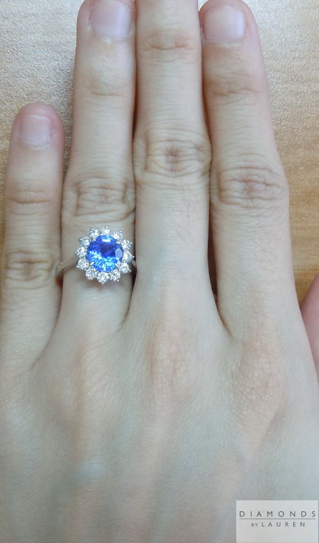 blue sapphire ring