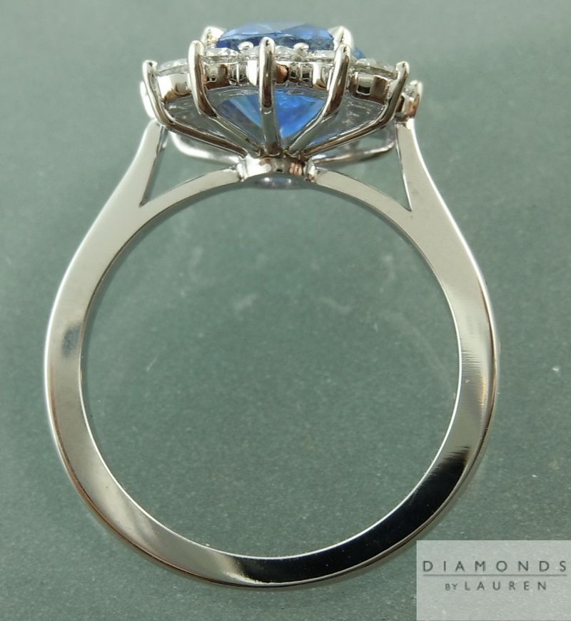 natural blue sapphire ring