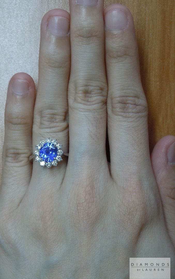 blue sapphire ring