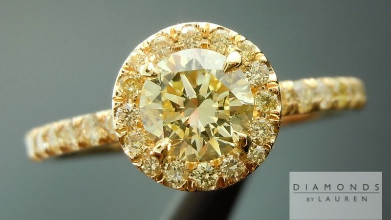 yellow diamond ring