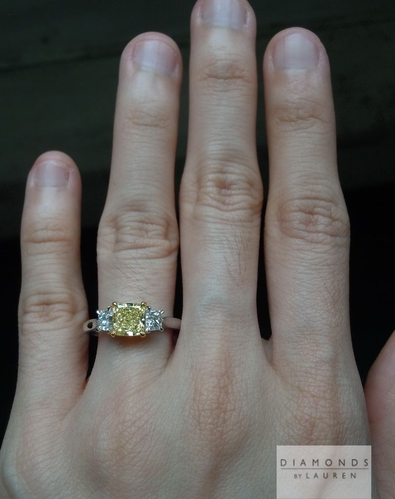 three stone diamond ring