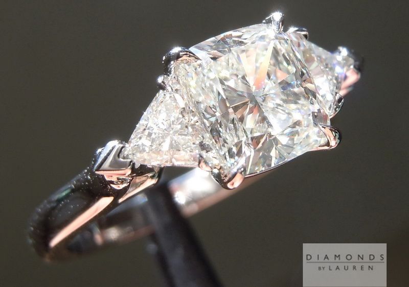 three stone diamond ring