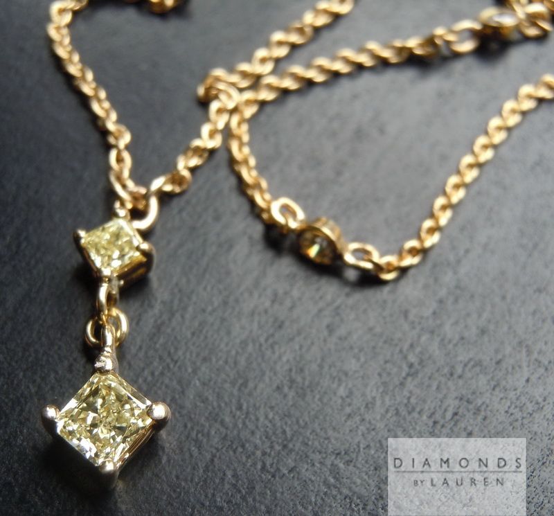 diamond drop pendant