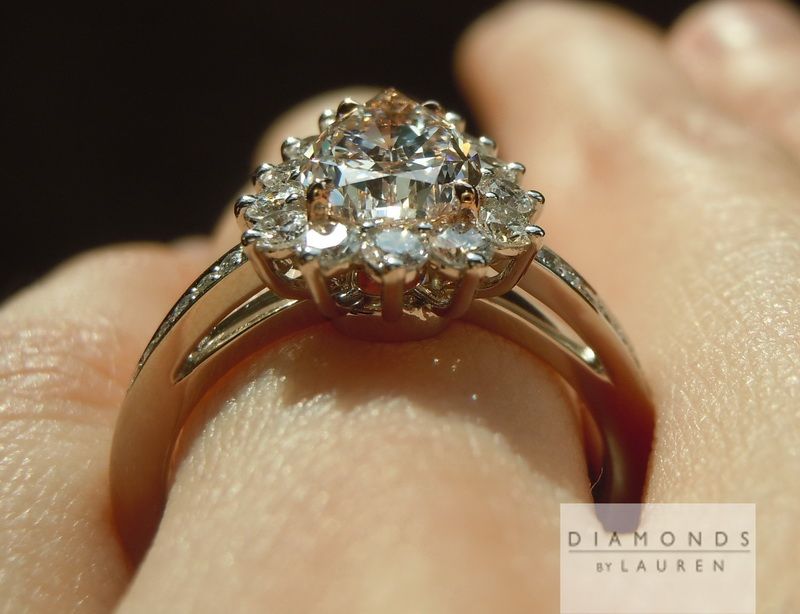 natural pink diamond ring