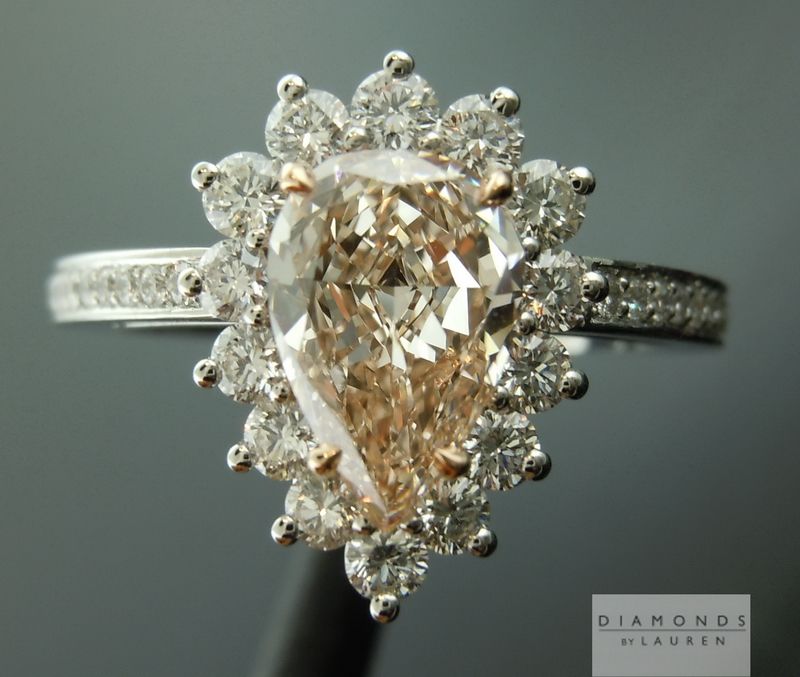 diamond halo ring