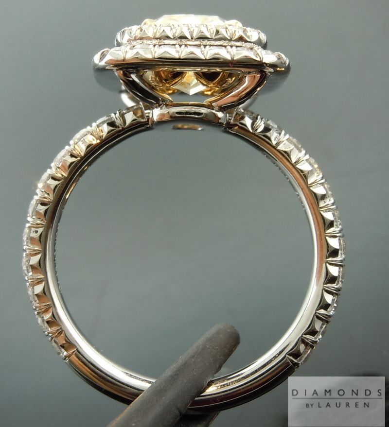 hand forged diamond ring