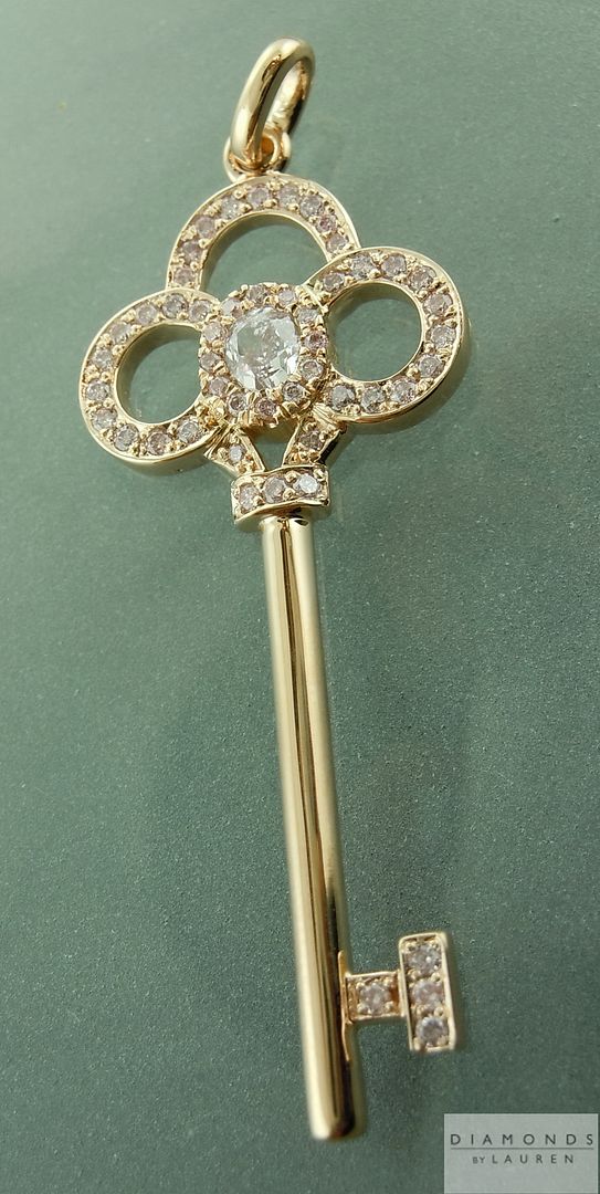 pink diamond pendant