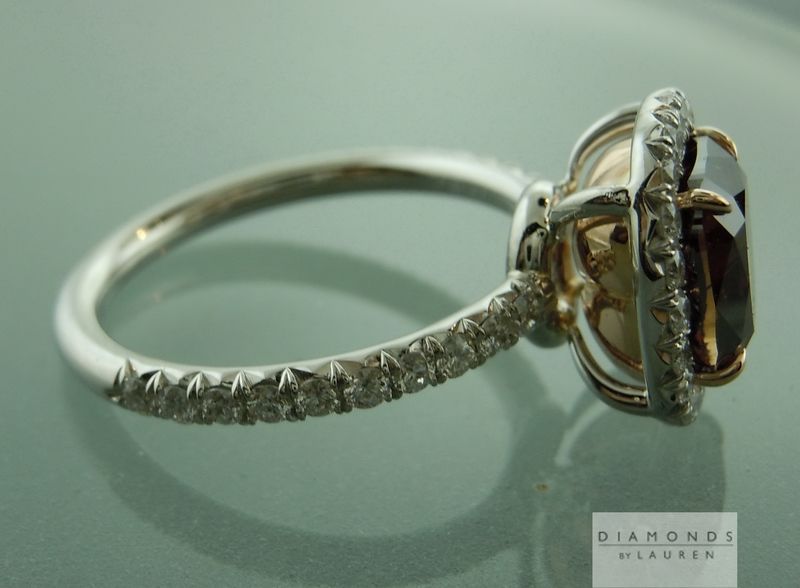 micro pave diamond ring