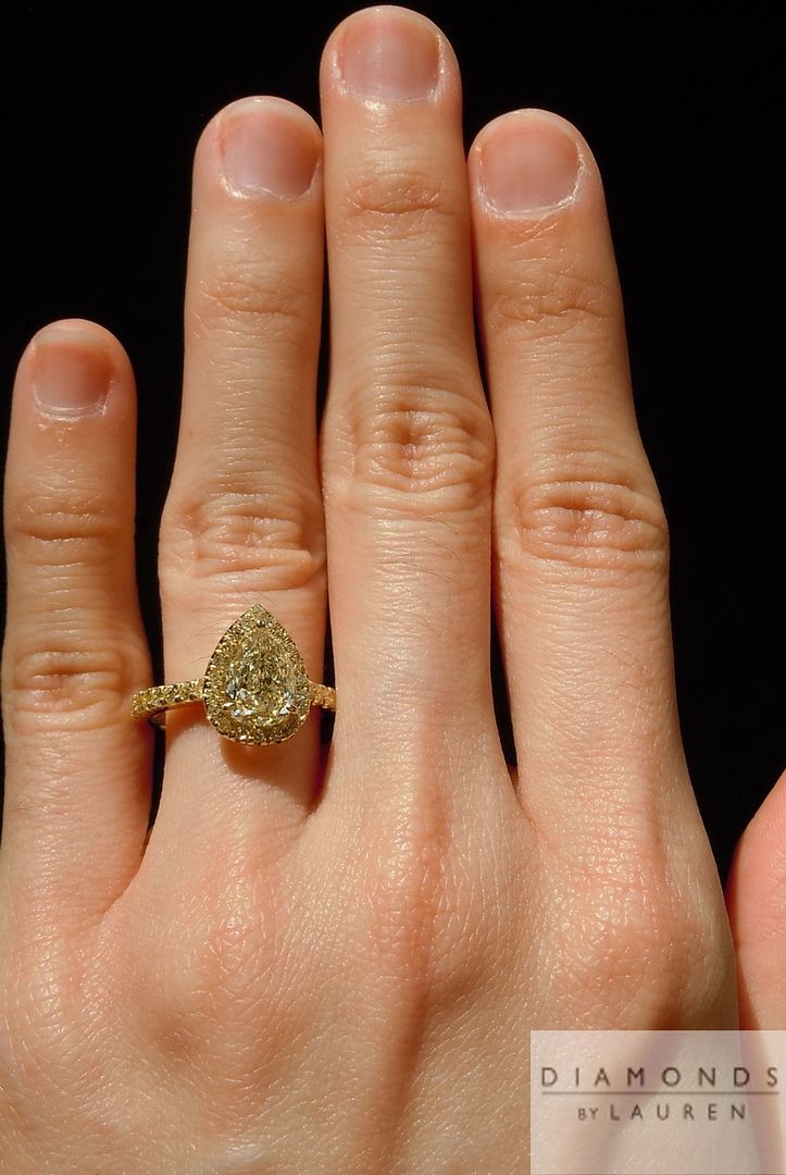 yellow diamond ring