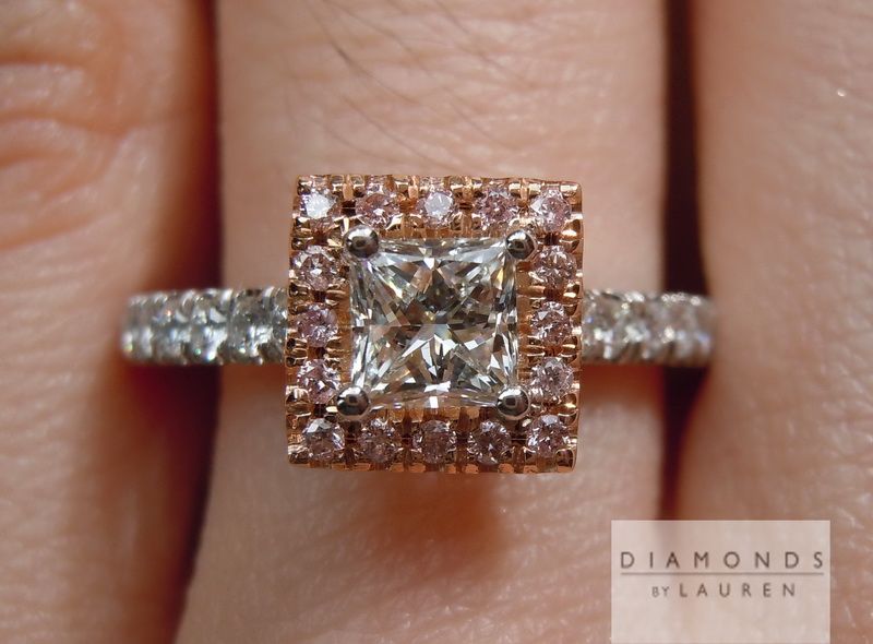 completely colorless diamond ring