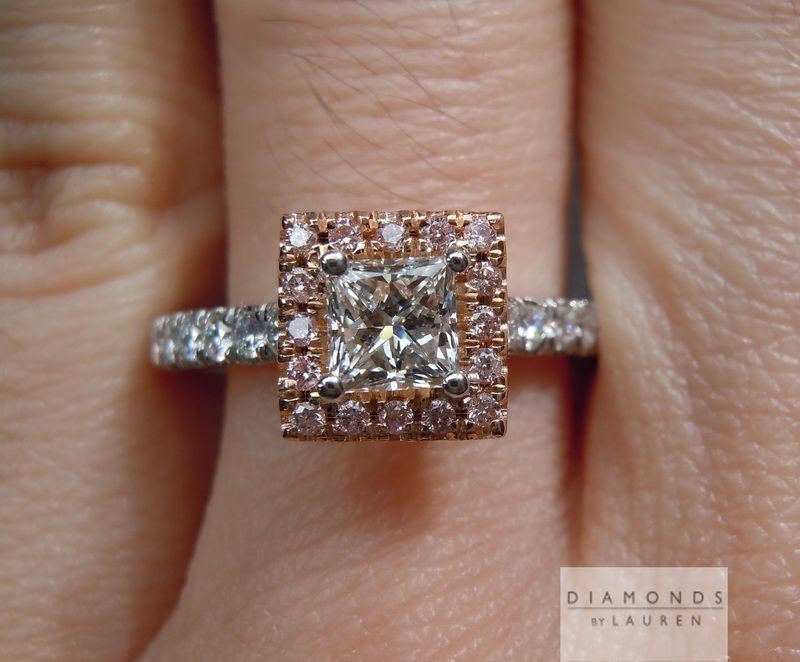 completely colorless diamond ring