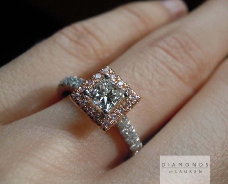 completely colorless diamond ring