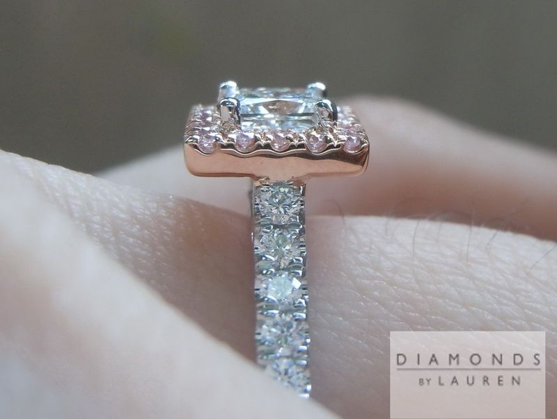 completely colorless diamond ring