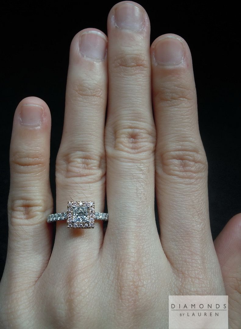 completely colorless diamond ring