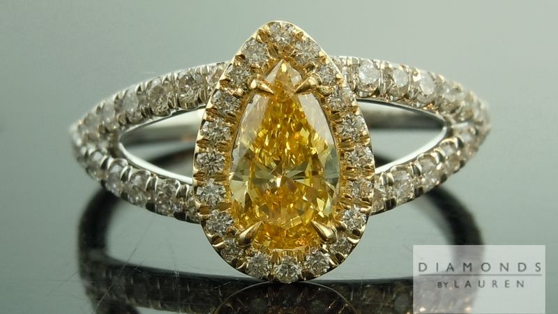 orange diamond halo