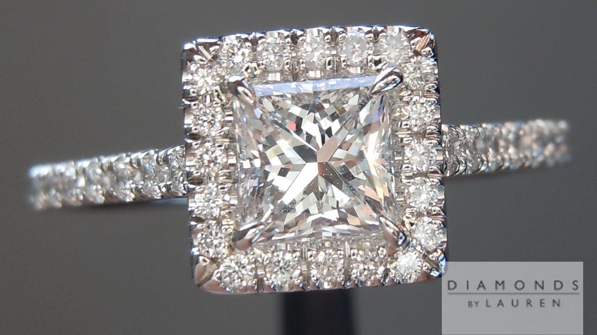 Colorless Diamond Princess Cut Diamond Diamond Ring