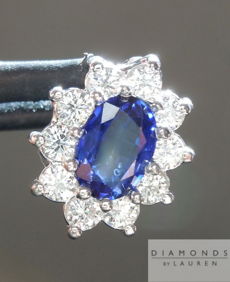 sapphire pendant